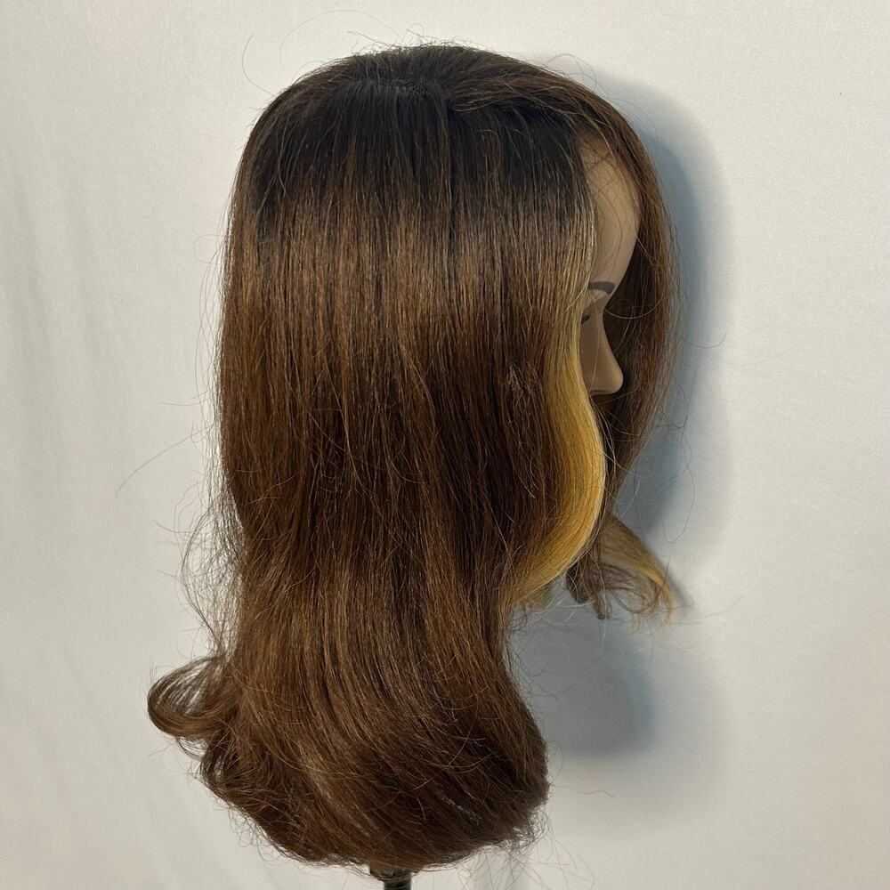 Sensationnel Cloud 9 Swiss Lace Brown Blonde Highlight Layered Wig